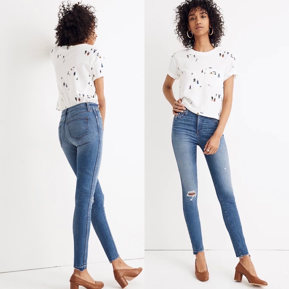 Madewell 10” high rise skinny Jean